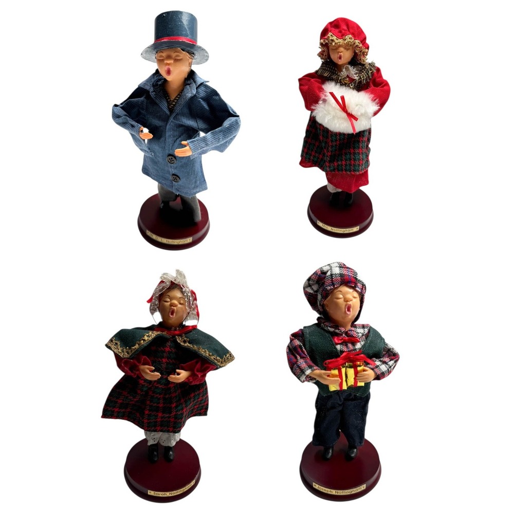 Mervyn's Nottingham Family Christmas Carloers 1997 Lot Of 4